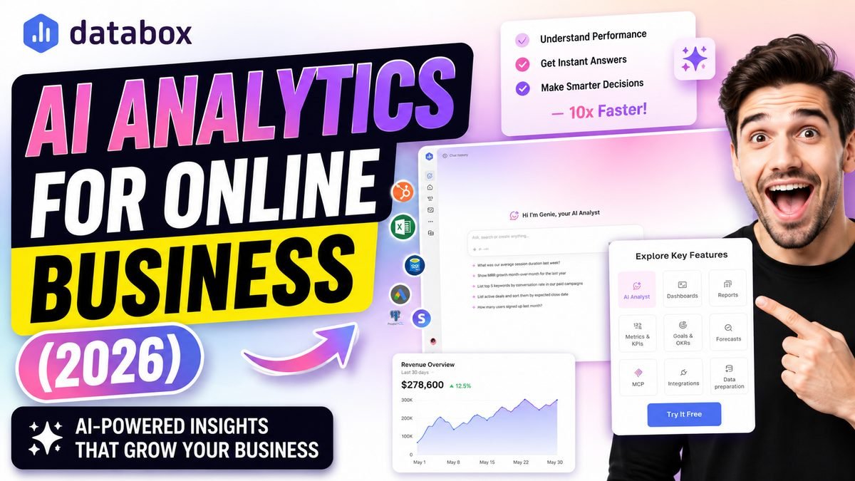 AI analytics for online business 2026 — tracking revenue KPIs and AI-driven attribution