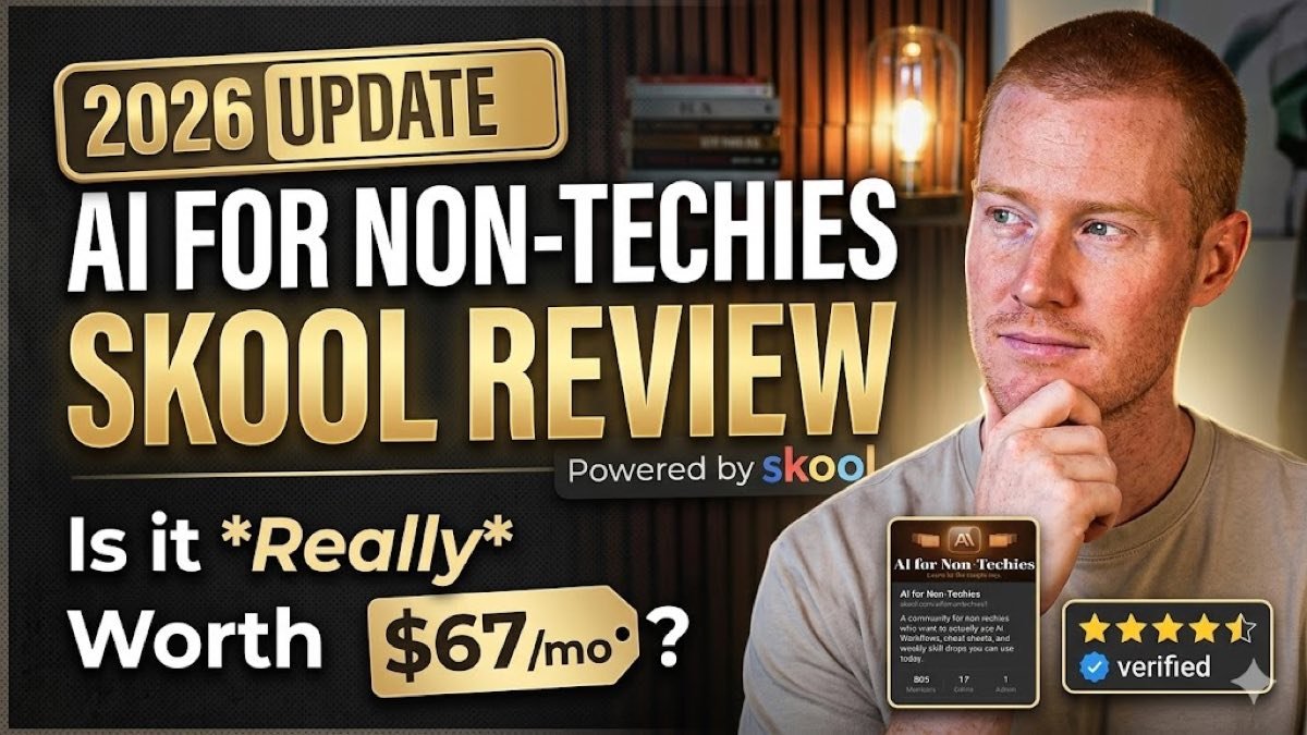 AI for Non-Techies Review 2026 (Brock Mesarich's Beginner AI Track)