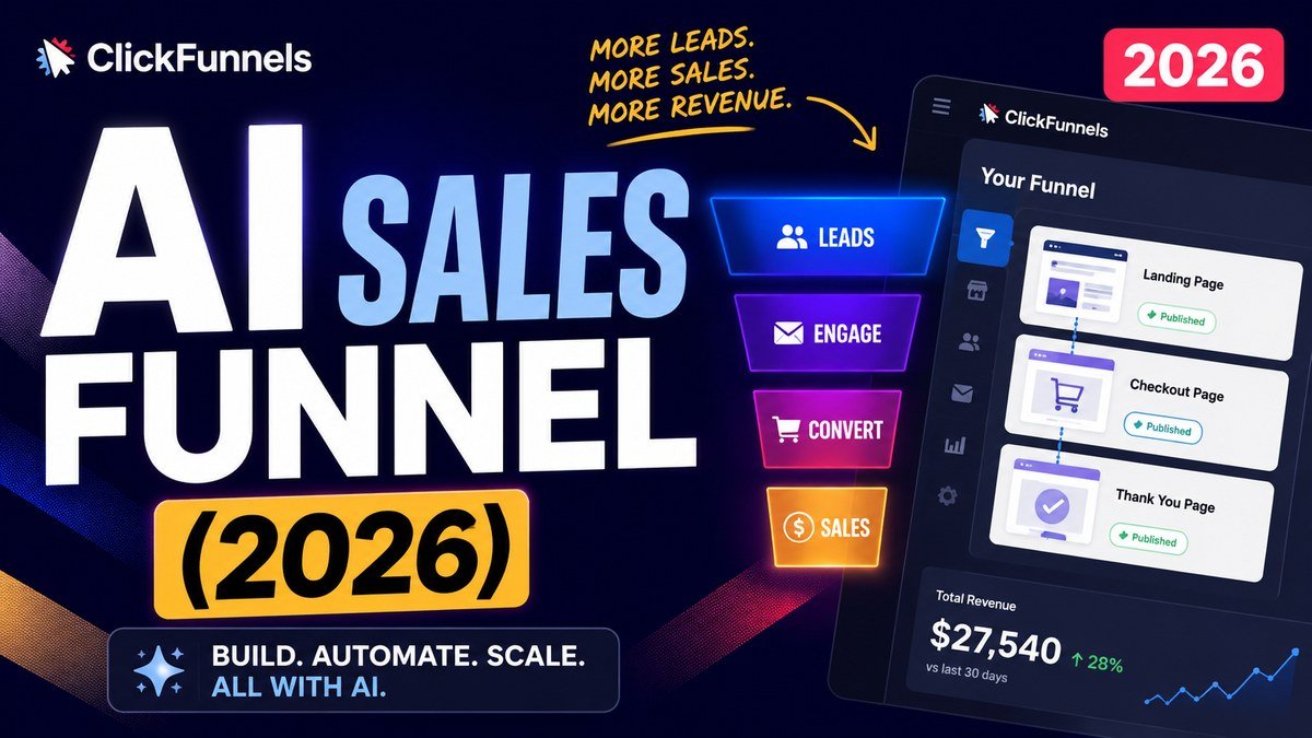 AI sales funnel 2026 — the four stages and where AI plugs into each