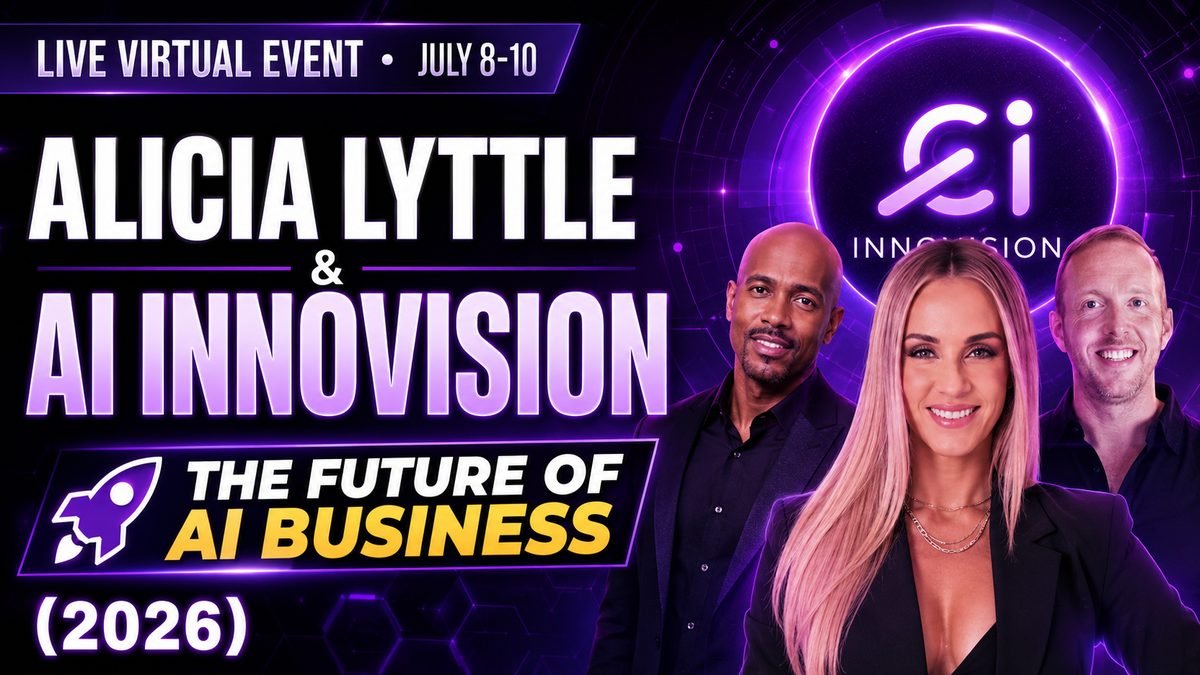 Alicia Lyttle and AI InnoVision explained — 'The Queen of AI' and her product funnel in 2026