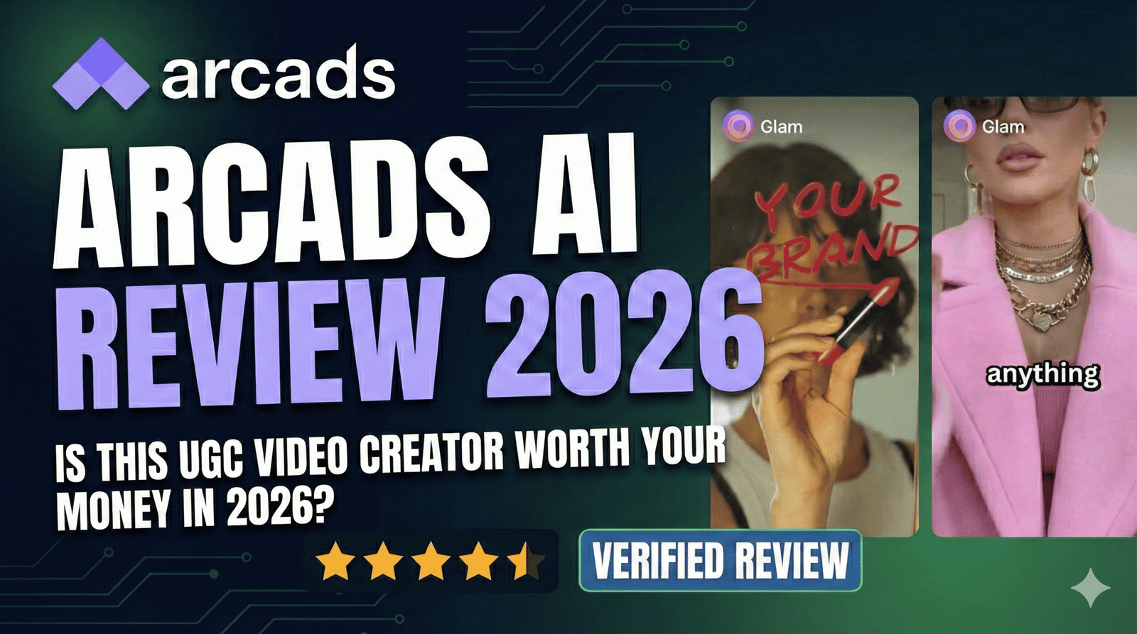 Arcads AI UGC video generation platform