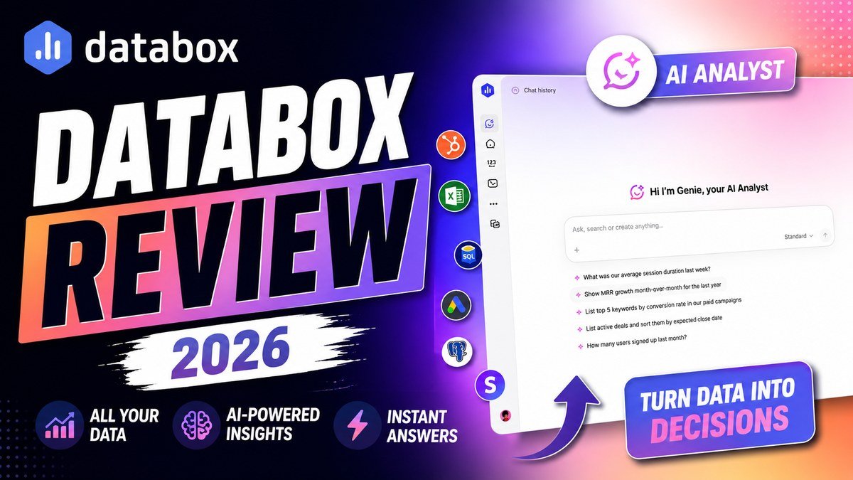 Databox review 2026 — analytics dashboard for tracking online business metrics