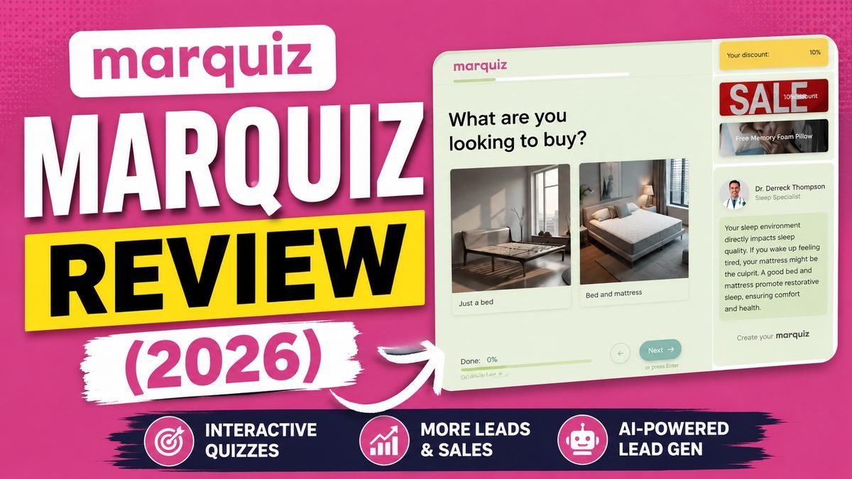 Marquiz review 2026 — quiz funnel builder for lead generation and qualification