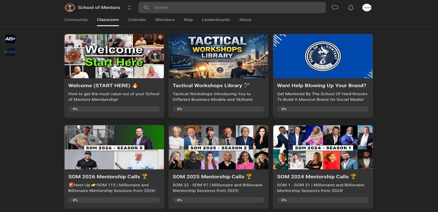 School of Mentors Classroom Overview