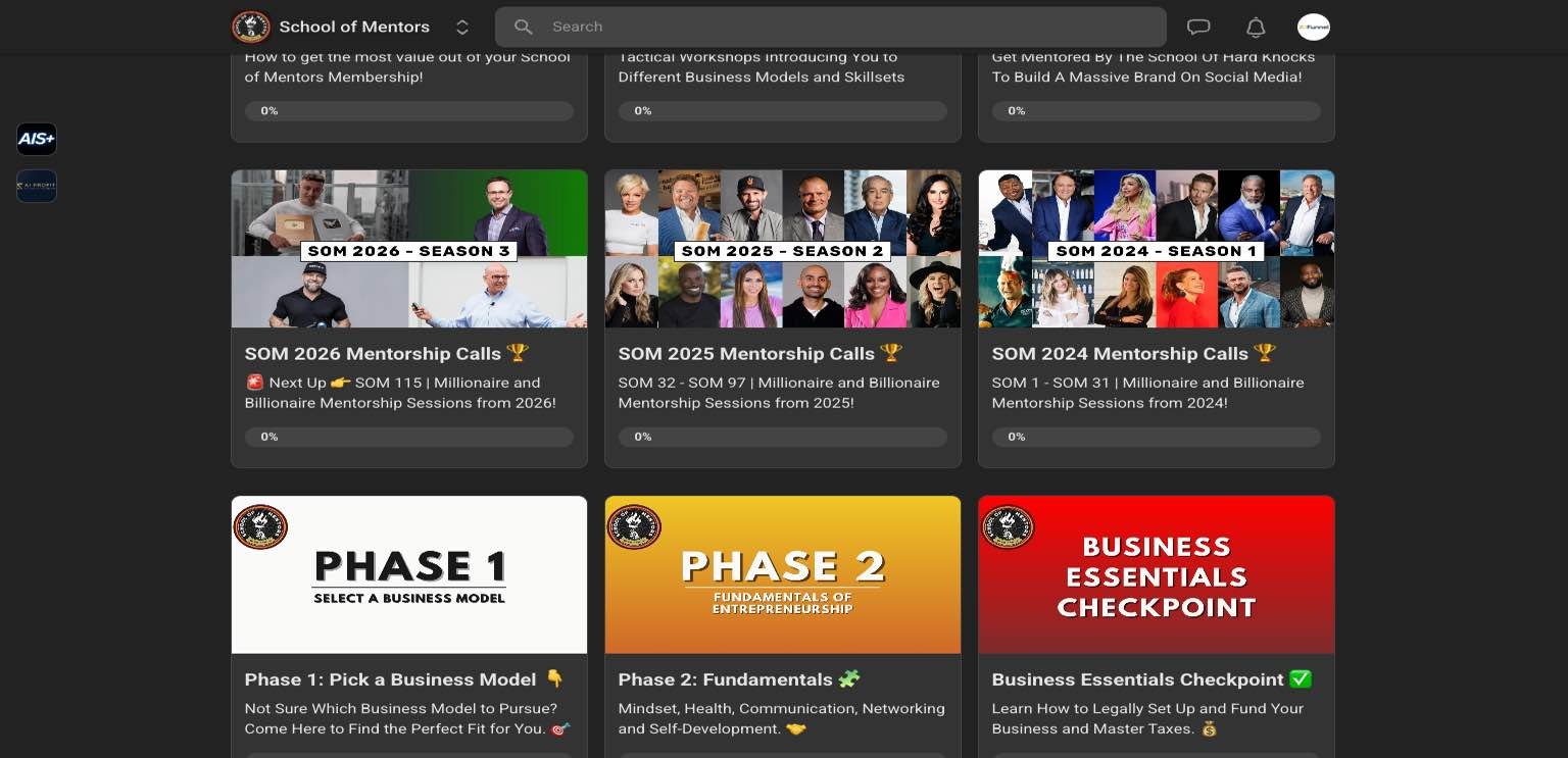 SOM Mentorship Call Seasons 2024 2025 2026
