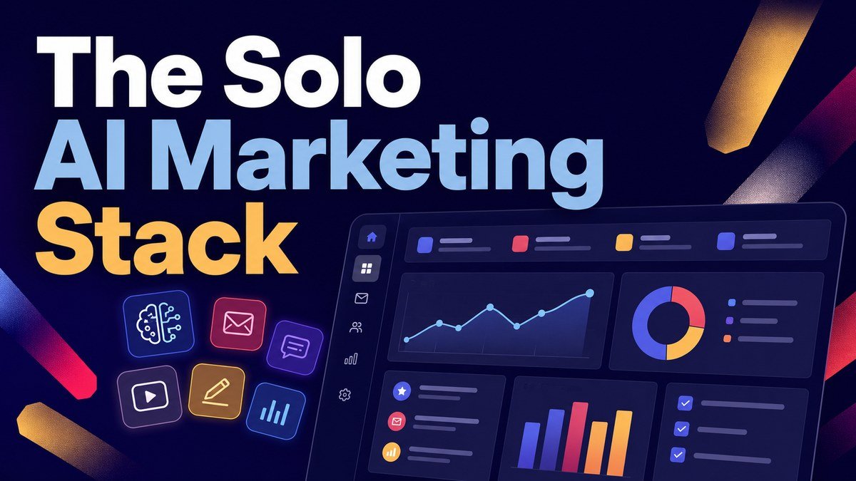 Cost breakdown of an eight-tool solo AI marketing stack that totals $271 per month, with ClickFunnels as the largest line
