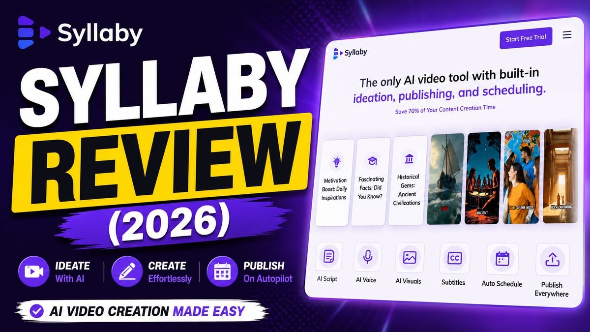 Syllaby review 2026 — AI video and content tool for faceless videos and lead generation